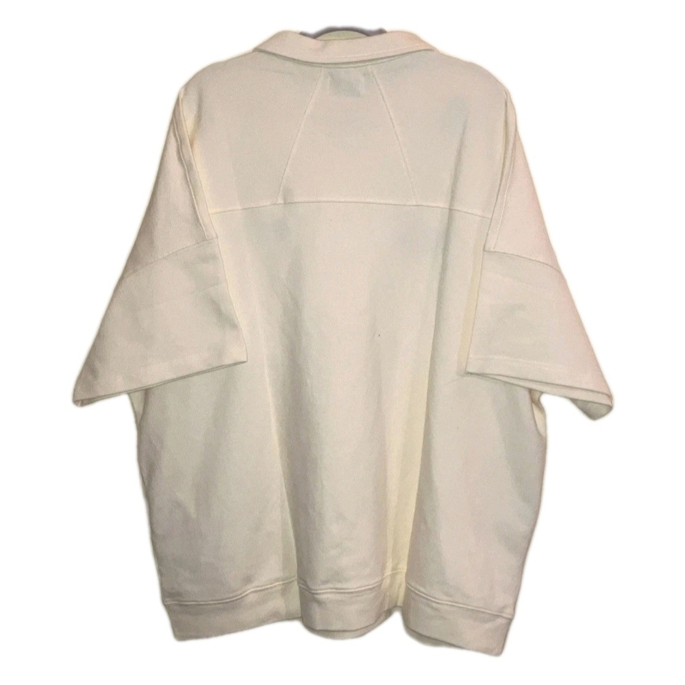 Rhude x McLaren Racer Oversized Polo Shirt (Cream) Size: XL - NWT - Picture 6 of 8
